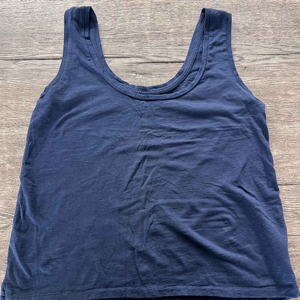 J. Crew Deep Blue Women's Tank Top